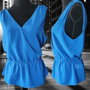 NWT BANANA REPUBLIC Double Wrap Blouse Size M NWT